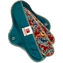 Reusable Menstrual Pad - Daytime/Maroon, 1 ea