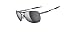 Oakley Mens Crosshair OO4060-06 Polarized Oval Sunglasses,Lead Frame/Black Iridium Polarized Lens,one size