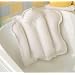 Towelling Inflatable Bath Pillow (Bath Cushion) New