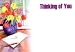 50 Memo/Enclosure/Floral/Gift Cards - Thinking of you (MC2075)