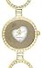 JLO Women's Gold Tone Diamond Accented Bracelet Watch #2396MPGP