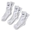Nike Performance Cotton Boy's Crew Socks 6 Pair - Shoe Size: 5Y-7Y White Swoosh Made in USA
