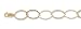 7" 14/20 Gold Filled Oval Textured Link title=