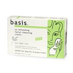 Basis So Refreshing Facial Cleansing Cloths, 20-Count Boxes (Pack of 4)