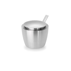 Click here to buy Blomus 63182 Sugar Bowl With Spoon.