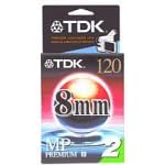TDK P6-120MP 8mm MP Premium Camcorder Video Tape - 2 Pack by 