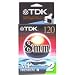 TDK P6-120MP 8mm MP Premium Camcorder Video Tape - 2 Pack