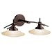 Structures Bronze 22" Wide Bathroom Light Fixture