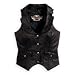 H-D Women's Cycle Diva Leather Vest XSM