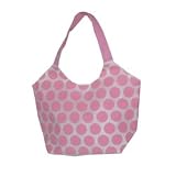 Pink Pokey Dots Reusable Shopping Tote Bag