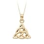 Samll Trinity Knot Charm in 14K Yellow Gold