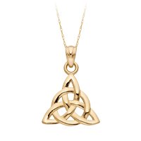 Samll Trinity Knot Charm in 14K Yellow Gold by Fred Meyer Jewelers