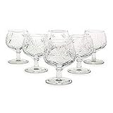 Cut glass liqueur goblets, 'Symphony' (set of 6)
