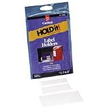 Cardinal(R) HOLDit!(R) Label Holders For 2in. Or 3in. Binders, 1 3/8in. x 3in., Pack Of 12