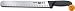 R H. Forschner by Victorinox 12-Inch Granton Edge Slicing Knife, Black Fibrox handle