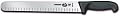 R H. Forschner by Victorinox 12-Inch Granton Edge Slicing Knife, Black Fibrox handle