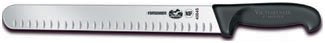 Childrens Toyshop  Kitchen & Housewares : R H. Forschner by Victorinox 12-Inch Granton Edge Slicing Knife, Black Fibrox handle