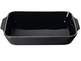 Review Frankoma Pottery  / Frankoma Mountain Air Black Lasagna Dish 12-in.
