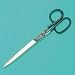Kleencut Stainless Steel Banker's Shears, Black Handles, 4-1/2