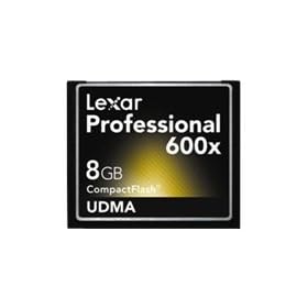 Lexar 8GB 600X Professional Compact Flash Card