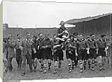 Box Canvas Print of Wolves v Leicester Cup Final1949 from Mirror Photos