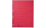 Produkt-Bild: Leitz Trennbl&auml;tter A4 230g/qm rot VE=100 St&uuml;ck