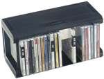 Allsop - Storage CD cabinet - capacity: 25 CD - black