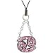 Cellet Phone Strap - Cancer Zodiac Sign With Pink Stones - STZO1