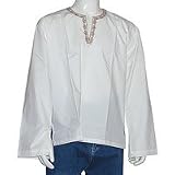 India Cloth Kurta or Short Shirt Mens Casual Fashion for the Summer Size L (gsk320)