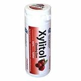 Miradent 100% Xylitol Dental Health Chewing Gum (Cranberry Flavor / 12 Tubes of 30 Pieces Each)