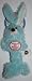Ethical Dog - Chenille Buddy Bones Toy - 6 inches - Rabbit