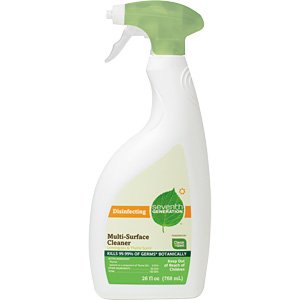 Seventh Generation Disinfecting Multi-Surface Cleaner, Lemongrass & Thyme 26 fl oz (786 ml)