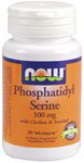 Phosphatidyl Serine by NOW Foods - Mental Fitness (100mg - 30 Vegetarian Capsules)