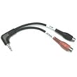 Hosa YRA167 1/8" Male to 2 RCA Female Adapter Cable Hosa YRA167 1/8" Male to 2 RCA Female Adapter Cable