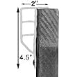 Dock Edge Full Face Profile 16'Roll Whi Heavy-Duty Ideal For Larger Applications Easy To Install