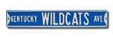 Steel Street Sign: KENTUCKY WILDCATS AVE
