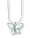 Boma Green Mother of Pearl Butterfly Necklace