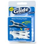 Glide Dental Floss Picks, 20-Count Packages (Pack of 6)