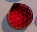 20mm Swarovski Strass Bordeaux Red Crystal Ball Prisms #8558-20