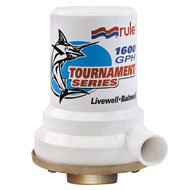 Rule 209B Marine Rule 1600 Tournament Series Livewell Pump (1 NPT, Female-Single Port...