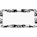 Skull and Crossbones License Plate Frame (Made of Plastic)