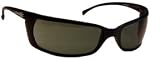 Arnette Matte Black Slide Sunglasses with Grey Green Lens by 