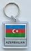 Azerbaijan - Country Lucite Key Rings