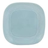 Dansk 6439491 Parallax Square Blue Dinner Plate 10.25-in.