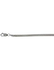 Sterling Silver Italian Tubular Mesh Chain Necklaces & Bracelets 4mm Nickel Free, sizes 7 - 20 inch