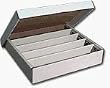 BCW Super Monster 5 Row Storage Box - Corrugated Cardboard Storage Box - Baseball, Football, Basketball, Hockey, Nascar, Sportscards, Gaming & Trading Cards Collecting Supplies - One box/holds 5000 cards