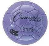 Champion Sports Extreme Purple Soccerball, Size 5, Composite Cover