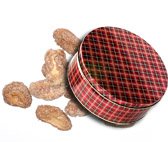 2 lb Bavarian Style Cinnamon Roasted Peanuts Tin - Plaid by Catoctin Kettle Korn
