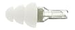 Etymotic Research ER20 High-Fidelity Earplugs (White with Clear Stem)