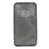 Smoke Frost Mix Style Soft Crystal Skin Tpu Gel Cover Case for Apple Iphone 4 4g + Lcd Screen Guard + in Blister Retail Package